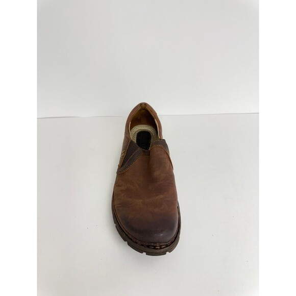 -1681 Born Sawyer Men's Slip on Shoes Dark Brown (Castagno) : 9.5 M (D), Leather - Picture 3 of 5